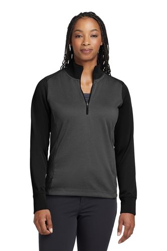 Nike Women's Dri-FIT 1/2-Zip Cover-Up. 578674 image thumbnail Nike Women's Dri-FIT 1/2-Zip Cover-Up. 578674 image thumbnail