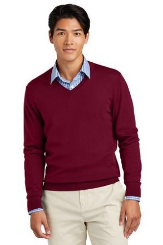 Brooks Brothers Washable Merino V-Neck Sweater BB18410 image thumbnail Brooks Brothers Washable Merino V-Neck Sweater BB18410 image thumbnail