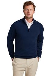 Image of Brooks Brothers Cotton Stretch 1/4-Zip Sweater BB18402