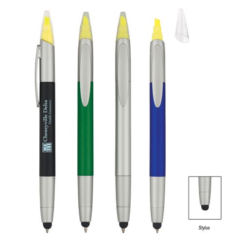 3-In-1 Pen With Highlighter and Stylus image thumbnail