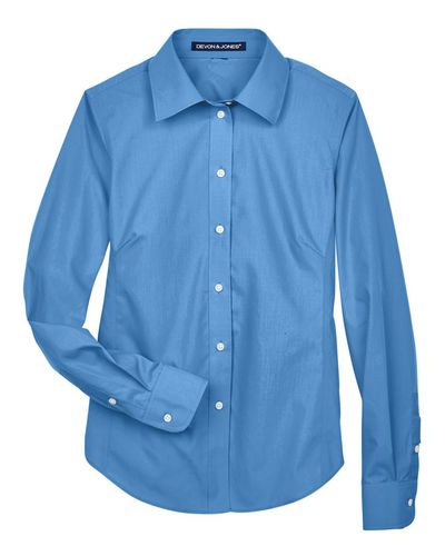 Devon & Jones Women's Crown Collection® Broadcloth Woven Dress Shirt - D620W image thumbnail