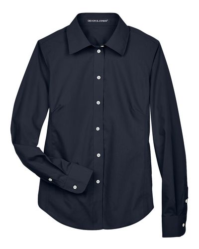Devon & Jones Women's Crown Collection® Broadcloth Woven Dress Shirt - D620W image thumbnail