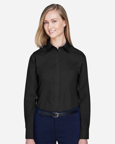 Devon & Jones Women's Crown Collection® Broadcloth Woven Dress Shirt - D620W image thumbnail