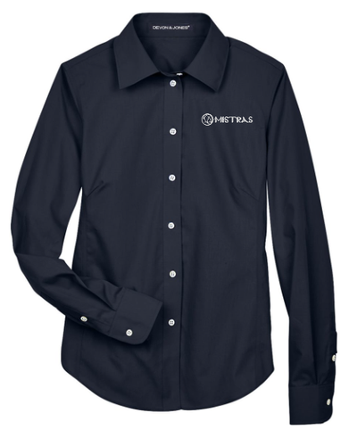 Devon & Jones Women's Crown Collection® Broadcloth Woven Dress Shirt - D620W image thumbnail