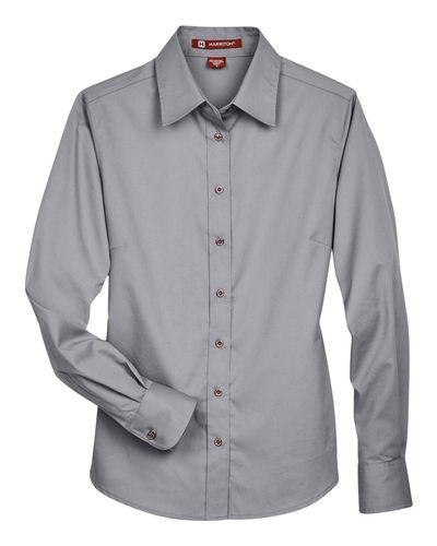 Women's Easy Blend™ Long Sleeve Twill Dress Shirt with Stain-Release - M500W image thumbnail
