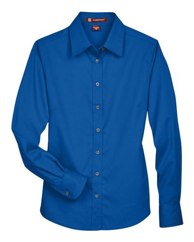 Women's Easy Blend™ Long Sleeve Twill Dress Shirt with Stain-Release - M500W image thumbnail