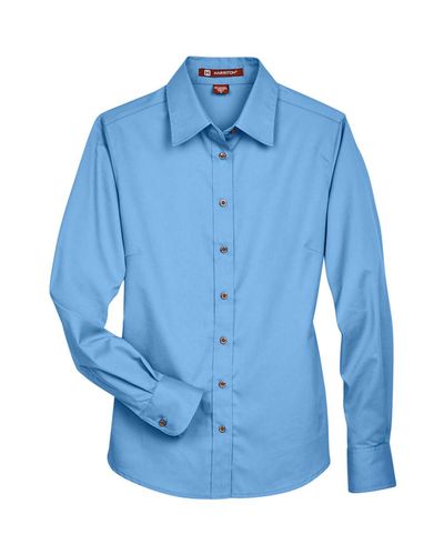 Women's Easy Blend™ Long Sleeve Twill Dress Shirt with Stain-Release - M500W image thumbnail