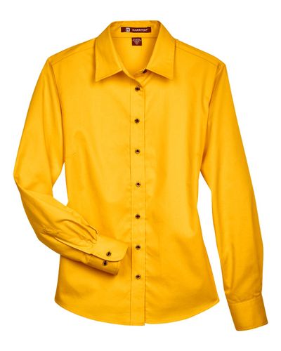 Women's Easy Blend™ Long Sleeve Twill Dress Shirt with Stain-Release - M500W image thumbnail