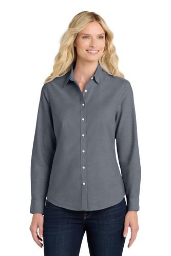 Port Authority Women's SuperPro Oxford Shirt. L658 image thumbnail