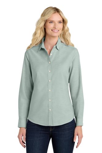 Port Authority Women's SuperPro Oxford Shirt. L658 image thumbnail