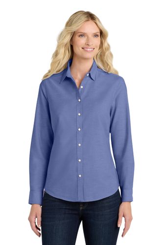 Port Authority Women's SuperPro Oxford Shirt. L658 image thumbnail