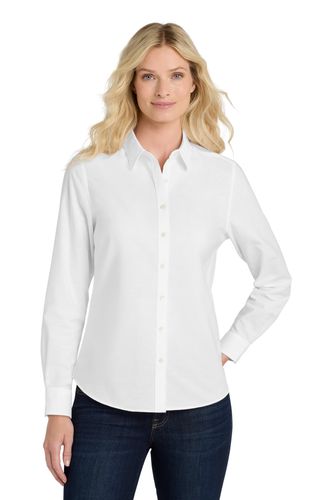 Port Authority Women's SuperPro Oxford Shirt. L658 image thumbnail