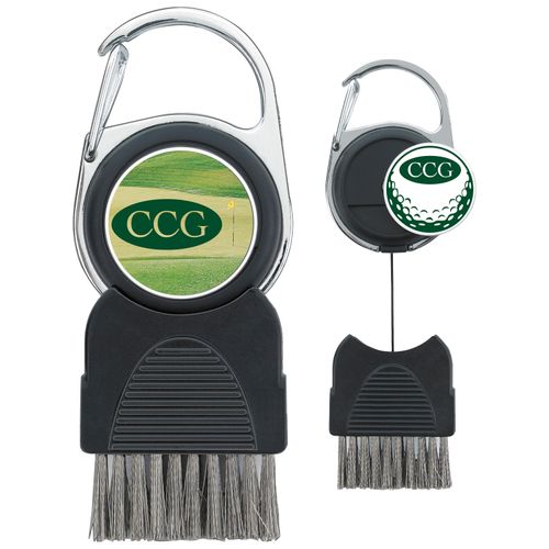 Good Value™ Golf Club Brush with Ball Marker image thumbnail