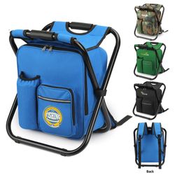 Image of 3-In-1 Portable Lightweight Folding Cooler Backpack Chair