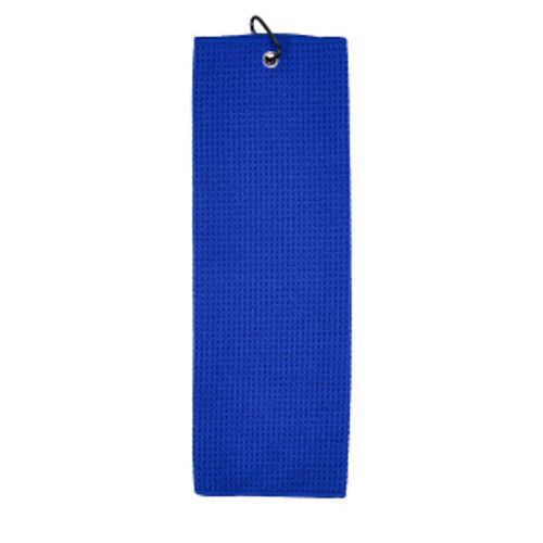 400GSM Waffle Texture Golf Towel With Hook-3 Holes image thumbnail