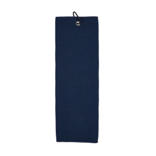 400GSM Waffle Texture Golf Towel With Hook-3 Holes image thumbnail