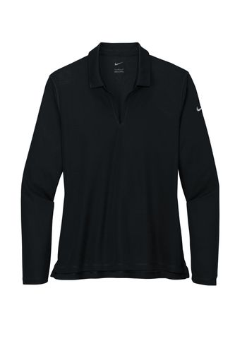 Nike Women's Dri-FIT Micro Pique 2.0 Long Sleeve Polo NKDC2105 image thumbnail Nike Women's Dri-FIT Micro Pique 2.0 Long Sleeve Polo NKDC2105 image thumbnail