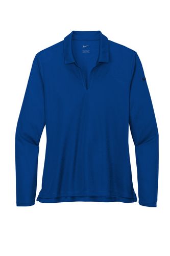 Nike Women's Dri-FIT Micro Pique 2.0 Long Sleeve Polo NKDC2105 image thumbnail Nike Women's Dri-FIT Micro Pique 2.0 Long Sleeve Polo NKDC2105 image thumbnail