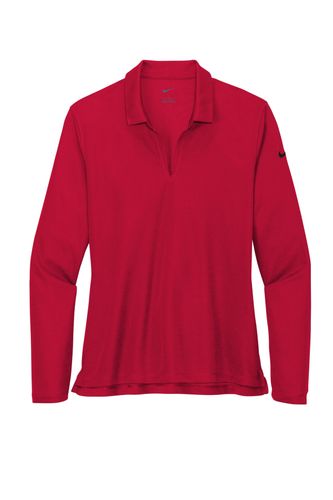 Nike Women's Dri-FIT Micro Pique 2.0 Long Sleeve Polo NKDC2105 image thumbnail Nike Women's Dri-FIT Micro Pique 2.0 Long Sleeve Polo NKDC2105 image thumbnail