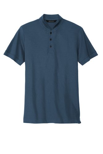 Mercer+Mettle Stretch Pique Henley MM1008 image thumbnail Mercer+Mettle Stretch Pique Henley MM1008 image thumbnail