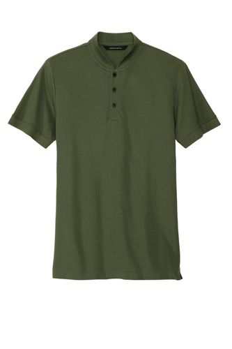 Mercer+Mettle Stretch Pique Henley MM1008 image thumbnail Mercer+Mettle Stretch Pique Henley MM1008 image thumbnail