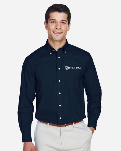 Devon & Jones Men's Crown Collection™ Solid Broadcloth Shirt D620 image thumbnail