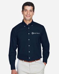 Image of Devon & Jones Men's Crown Collection™ Solid Broadcloth Shirt D620
