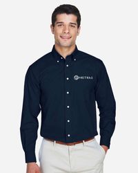 Image of TALL Devon & Jones Men's Crown Collection™ Solid Broadcloth Shirt D620T