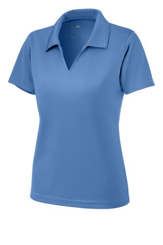 Sport-Tek Women's Dri-Mesh V-Neck Polo. L469 image thumbnail