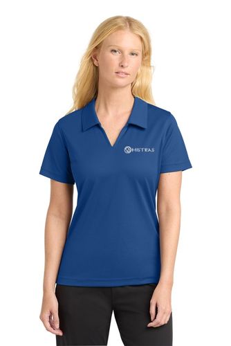 Sport-Tek Women's Dri-Mesh V-Neck Polo. L469 image thumbnail
