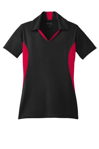 Sport-Tek Women's Side Blocked Micropique Sport-Wick Polo. LST655 image thumbnail Sport-Tek Women's Side Blocked Micropique Sport-Wick Polo. LST655 image thumbnail