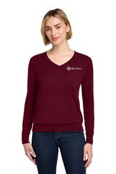 Image of Brooks Brothers Women's Washable Merino V-Neck Sweater BB18411