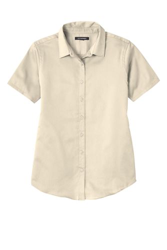 Port Authority Ladies Short Sleeve SuperPro React Twill Shirt. LW809 image thumbnail