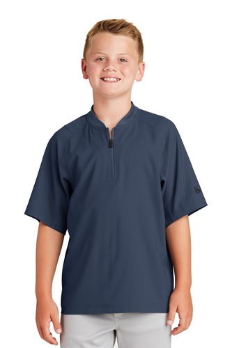 New Era  Youth Short Sleeve 1/4-Zip Jacket.  image thumbnail