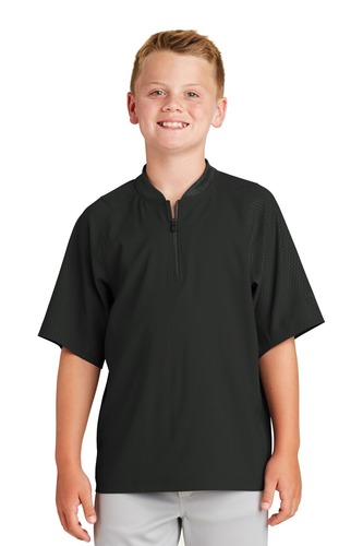 New Era  Youth Short Sleeve 1/4-Zip Jacket.  image thumbnail