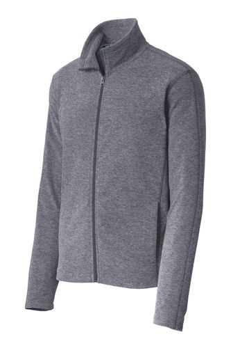 Port Authority Heather Microfleece Full-Zip Jacket.  image thumbnail