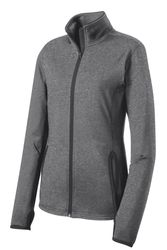 Image of Sport-Tek Women's Sport-Wick Stretch Contrast Full-Zip Jacket.