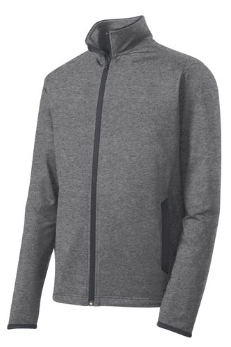 Sport-Tek Sport-Wick Stretch Contrast Full-Zip Jacket.  image thumbnail