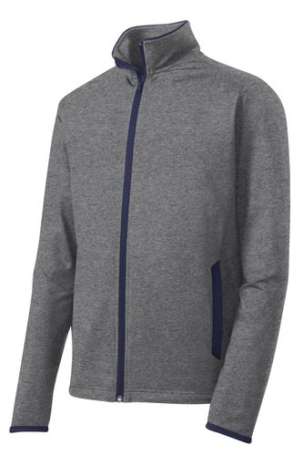 Sport-Tek Sport-Wick Stretch Contrast Full-Zip Jacket.  image thumbnail