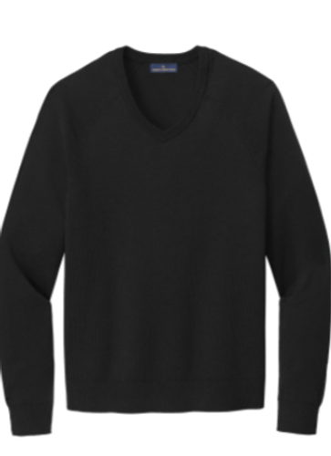 Brooks Brothers Cotton Stretch V-Neck Sweater  image thumbnail