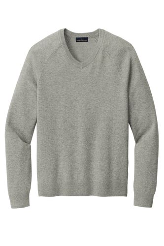 Brooks Brothers Cotton Stretch V-Neck Sweater  image thumbnail
