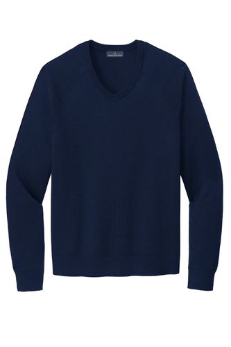 Brooks Brothers Cotton Stretch V-Neck Sweater  image thumbnail