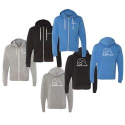 Image of JA8872 – J. America – Full Zip “Mountain Logo” Hoodies