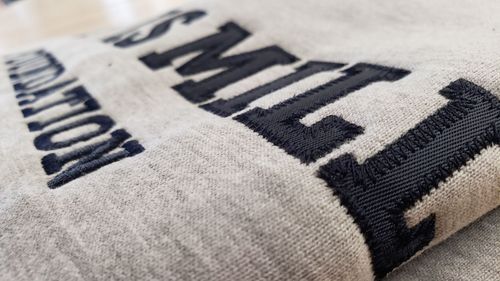 Laser Applique Heavyweight Crewneck Sweatshirt image thumbnail