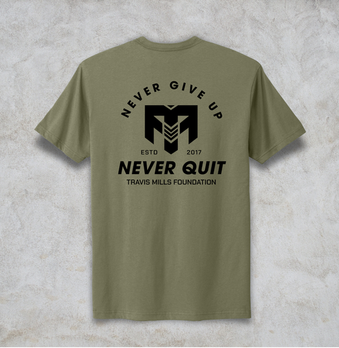 Next Level Apparel Unisex Cotton Tee (Never Quit) image thumbnail