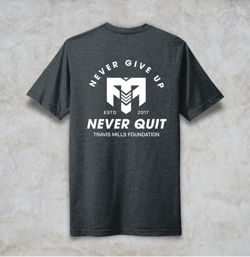 Next Level Apparel Unisex Poly/Cotton Tee (Never Quit) image thumbnail