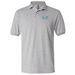 Image of Hanes ComfortBlend 50/50 Jersey Sport Shirt - Men's - Embroidered