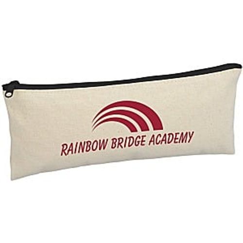 Chroma Zip Cotton Pouch - 4" x 9-3/4" image thumbnail
