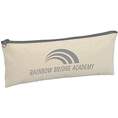 Chroma Zip Cotton Pouch - 4" x 9-3/4" image thumbnail
