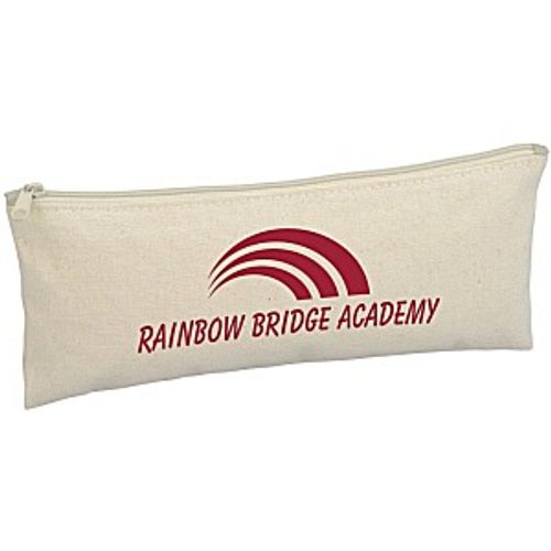 Chroma Zip Cotton Pouch - 4" x 9-3/4" image thumbnail